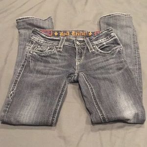 Black rock Revival Jeans